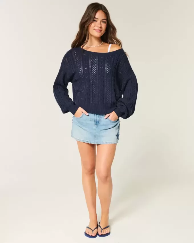 Cable-Knit Sweater