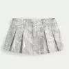 Camo Pleated Mini Skort