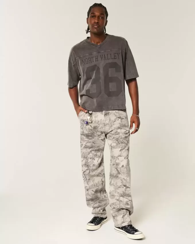 Camo Skater Baggy Painter Jeans