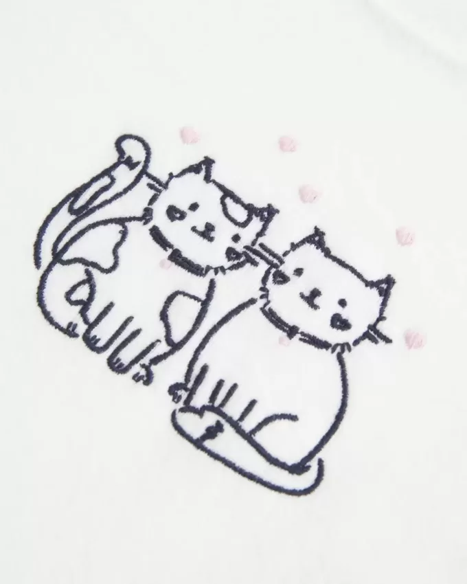 Cat Graphic Baby Tee