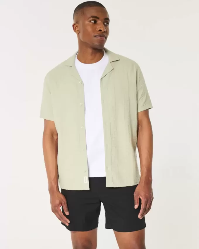 Cooling Flat-Front Shorts 7″