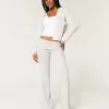 Cozy Knit Foldover Waist Sleep Pants