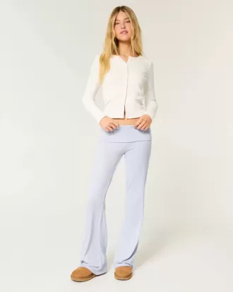 Cozy Knit Foldover Waist Sleep Pants