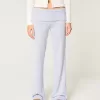 Cozy Knit Foldover Waist Sleep Pants