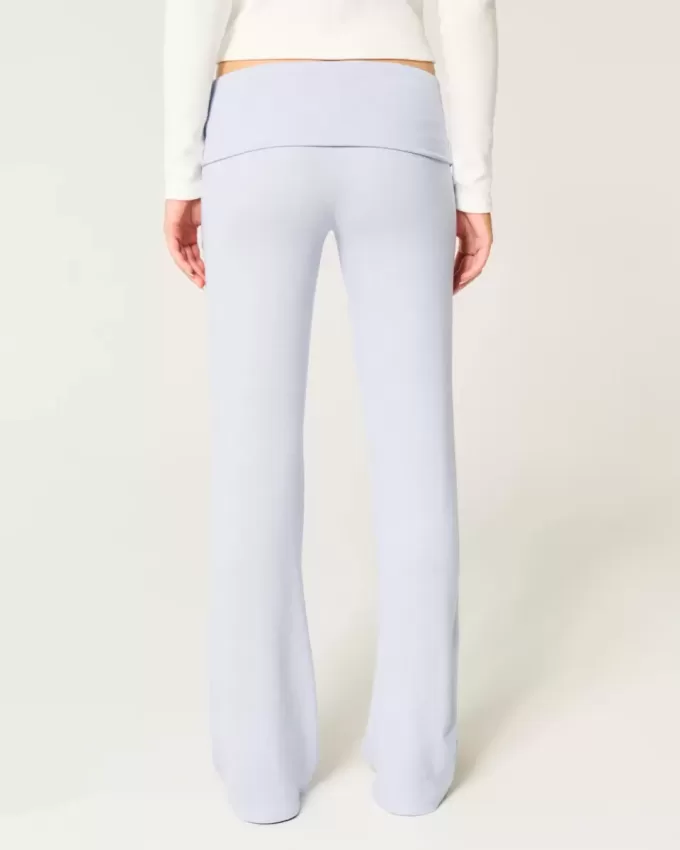 Cozy Knit Foldover Waist Sleep Pants