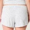 Cozy Pointelle Bow Shortie