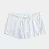 Cozy Pointelle Bow Shortie