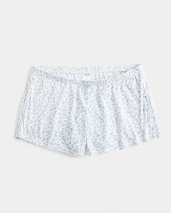 Cozy Pointelle Bow Shortie