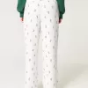 Cozy Wide-Leg Pajama Pants