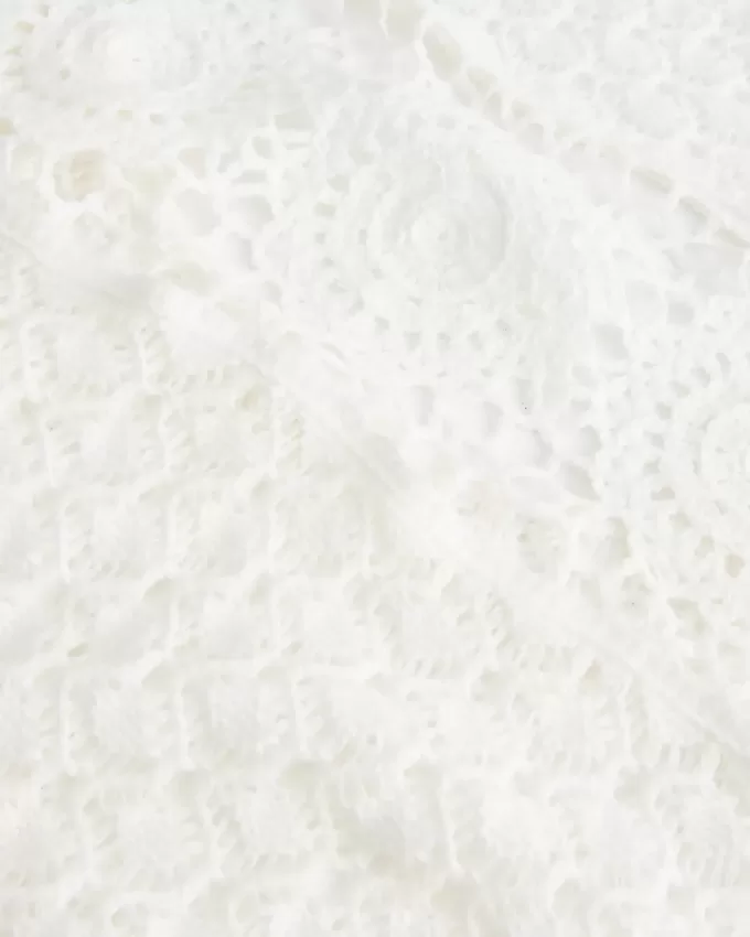 Crochet-Style Halter Cover Up Mini Dress