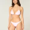 Crochet-Style Trim Double-Strap Cheeky Bikini Bottom