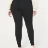 Curvy High-Rise Black Jean Leggings