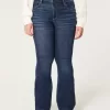 Curvy High-Rise Dark Wash Flare Jeans