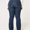 Curvy High-Rise Dark Wash Flare Jeans