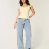Curvy High-Rise Medium Wash Baggy Jeans