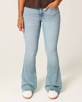 Curvy High-Rise Medium Wash Flare Jeans