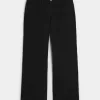 Curvy Low-Rise Black Baggy Jeans