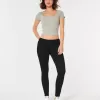 Curvy Low-Rise Black Super Skinny Jeans