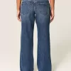 Curvy Low-Rise Dark Wash Baggy Jeans