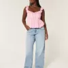 Curvy Low-Rise Light Wash Baggy Jeans