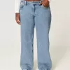 Curvy Low-Rise Medium Wash Baggy Jeans