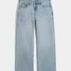 Curvy Low-Rise Medium Wash Baggy Jeans