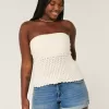 Curvy Low-Rise Medium Wash Denim Shortie Shorts