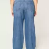 Curvy Mid-Rise Medium Wash Baggy Jeans