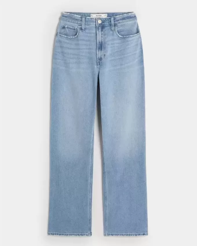 Curvy Ultra High-Rise Medium Wash Dad Jeans