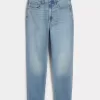 Curvy Ultra High-Rise Medium Wash Mom Jeans