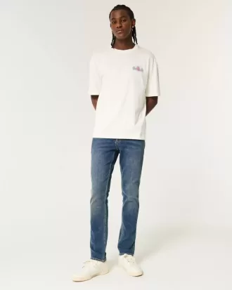 Dark Medium Wash Skinny Jeans