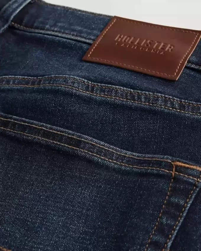 Dark Wash Athletic Skinny Jeans