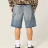 Dark Wash Baggy Denim Shorts Dark Wash Baggy Denim Shorts