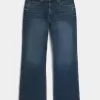 Dark Wash Relaxed Bootcut Jeans