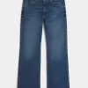 Dark Wash Relaxed Bootcut Jeans