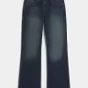 Dark Wash Relaxed Bootcut Jeans