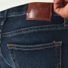 Dark Wash Slim Straight Jeans