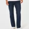 Dark Wash Straight Jeans