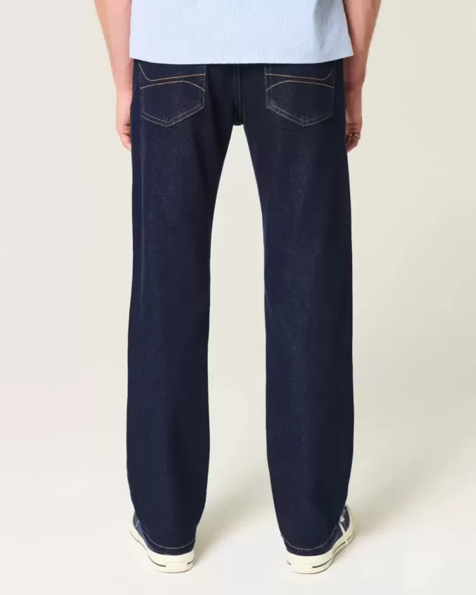 Dark Wash Straight Jeans