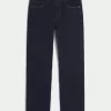 Dark Wash Straight Jeans