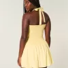 Drop Waist Halter Mini Dress