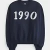 Easy 1990 Graphic Crew Sweatshirt
