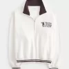 Easy Boston Tennis Club Graphic Half-Zip Sweatshirt