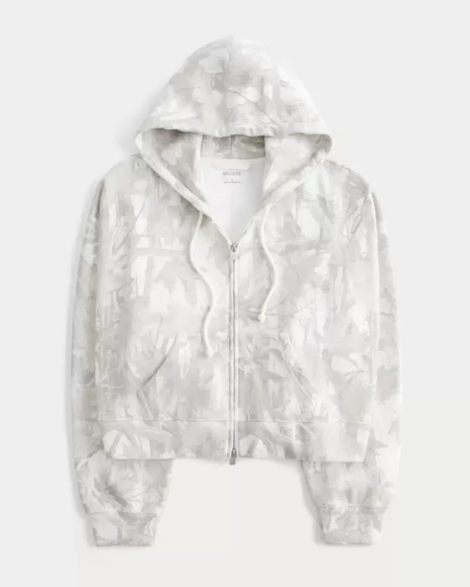 Easy Camo Zip-Up Hoodie