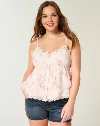 Easy Chiffon Babydoll Top