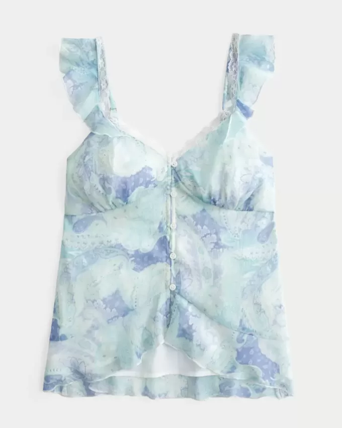 Easy Chiffon Babydoll Top