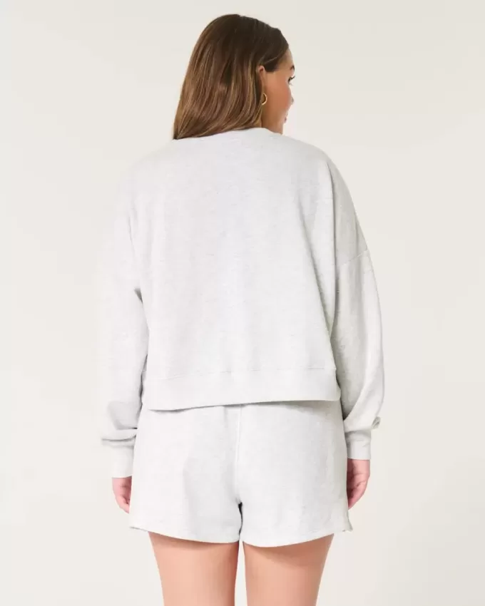 Easy Crew Sweatshirt & Fleece Shorts Bundle