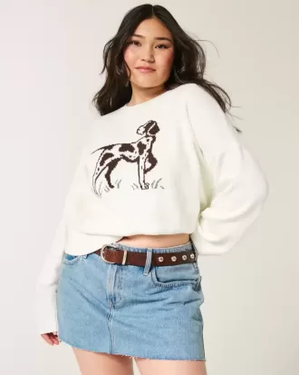 Easy Dog Graphic Crew Sweater