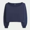 Easy Double Off-the-Shoulder Sweatshirt