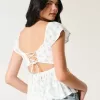 Easy Flutter Sleeve Babydoll Top